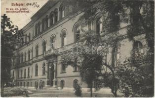 1912 Budapest XII. M. kir. áll., polgári tanítóképző intézet. Győri út 13. (EK)