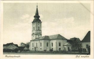 1928 Hajdúszoboszló, református templom, Nagy Ferenc üzlete. Foto Petrányi