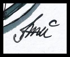 Szász jelzéssel: Arc. Vegyes technika, karton. 18x14 cm