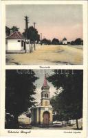 Bény, Bína; utca, Szentkút kápolna / street, chapel