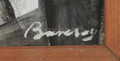 Barcsay jelzéssel: Női alakok. Olaj, karton. Fa keretben. 39x34 cm