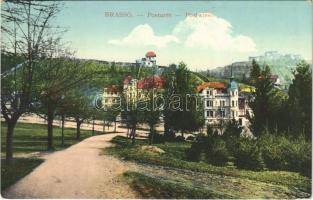 1911 Brassó, Kronstadt, Brasov; Postarét / Postwiese / Livadia postei