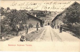 1906 Torda, Turda; sóbánya bejárata / salt mine entry