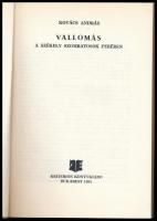 Dr. Kovács András: Vallomás a székely szombatosok perében. Bukarest, 1981. Kriterion. Erdélyi Lajos ...