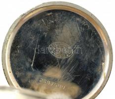 Doxa Anti-Magnetique zsebóra, sérült számlappal, horpadt, viseltes állapotban, d: 5,5 cm