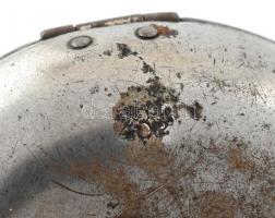 Doxa Anti-Magnetique zsebóra, sérült számlappal, horpadt, viseltes állapotban, d: 5,5 cm