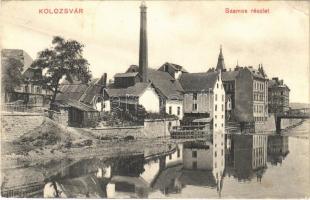 1911 Kolozsvár, Cluj; Szamos részlet / Somes riverside (EK)