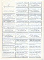 Budapest 1938. "Szeged-Csanádi Vasut Részvénytársaság" részvénye 500P-ről, magyar, német é...