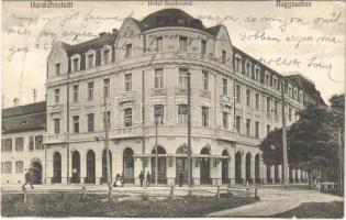 1914 Nagyszeben, Hermannstadt, Sibiu; Boulevard szálloda, népfürdő / Volksbad / hotel and spa