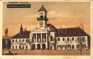 1944 Zombor, Sombor; városház / town hall