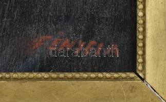 Fényes A jelzéssel: Menyecske. Olaj, fa. Fa keretben. 32,5x24,5 cm