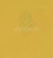 Gránit fedeles szószos kínáló tál, 3 db betéttel, Jelzett, gyártáskori mázhibák. 30x17 cm