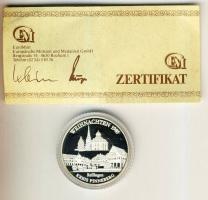 NSZK 1985. "Karácsony-Rellingen" Ag emlékérem, 15g T:PP Díszdobozban, tanúsítvánnyal!