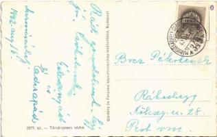 1942 Marosvásárhely, Targu Mures; városháza magyar címerrel / town hall with Hungarian coat of arm +...