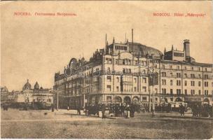 Moscow, Moscou; Hotel Metropole, trams (EK)