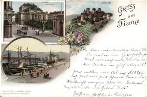 1896 Fiume Litho (small tear)