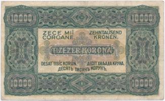 1923. 10.000K "Magyar Pénzjegynyomda Rt. Budapest" nyomdahely jelöléssel, "C220 03497...