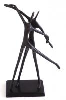 Táncosok fém szobor, jelzés nélkül. m: 30 cm