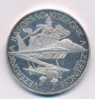 1998. Magyar Légierő Ag emlékérem (31,16g/0.999/42,5mm) T:2 (PP)