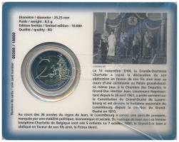 Luxemburg 2014. 2EUR "Jean nagyherceg trónra lépése" díszcsomagolásban T:BU Luxembourg 201...