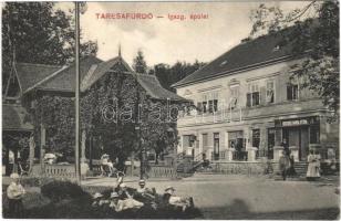 Tarcsa, Tarcsafürdő, Bad Tatzmannsdorf; Igazgatósági épület, Hegedűs Miksa utóda üzlete / spa directorates building, shop (r)