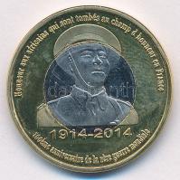 Kamerun 2014. 1Fr Ni T:1,1- karc
Cameroon 2014. 1 Franc Ni C:UNC,AU scratch