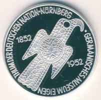 NSZK DN "Germanische Museum" ffém emlékérem T:PP