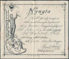 1913 Bicske, kéményseprő számla + 1916-1917 2 db kéményseprő jegyzék