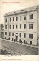 1906 Eperjes, Presov; Evangélikus Theologiai Otthon. Fénynyomat Divald műintézetéből / Lutheran theological boarding school (EK)