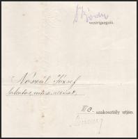 1924 -27 Budapesti Helyi Érdekű Vasutak (BHÉV, a mai HÉV elődje), 2 db okmány (illetményről és nyugd...