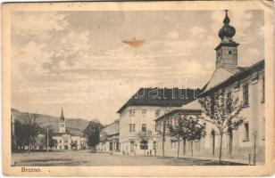 Breznóbánya, Brezno nad Hronom; utcakép. Josef Kreisler kiadása / street view (EK)