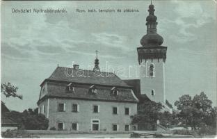 1916 Nyitrabánya, Krickerhau, Handlová; Római katolikus templom és plébánia. Fogyasztási Szövetkezet kiadása / Catholic church and parish (EK)