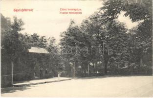 1909 Gyulafehérvár, Alba Iulia; Utász teniszpálya. Petri F. W. kiadása / Pionier Tennisplatz / pioneer tennis court (EK)