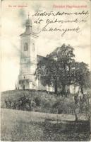 1912 Nagybacon, Nagy-Baczon, Batanii Mari; Református templom. Fogyasztási Szövetkezet kiadása / Calvinist church (fl)
