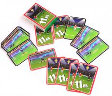11es futball kártyajáték dobozában