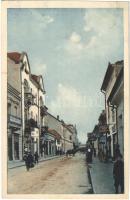 1913 Lugos, Lugoj; Bonnaz utca, üzletek. Photobromüra No. 178. / Bonnazgasse / street view, shops