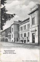 1910 Brassó, Kronstadt, Brasov; Staatsaugenheilanstalt / Állami szemkórház. Phot. J. Schuller & Sohn. H. Zeidner Karte No. 105. / Spitalul de ochi al statului / eye hospital (EK)