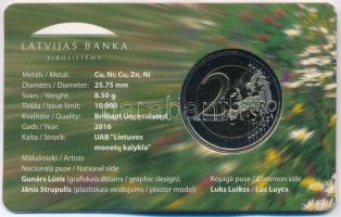 Lettország 2016. 2EUR "Lett mezőgazdálkodás és vidéki élet" díszcsomagolásban T:BU 
Latvi...