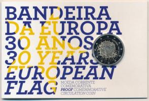 Portugália 2015. 2EUR Az Európai Unió zászlajának 30. évfordulója díszcsomagolásban T:PP  Portugal 2015. 2 Euro 30th Anniversary of the Flag of the European Union in decorative packing C:PP