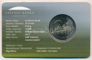 Lettország 2015. 2EUR "A fekete gólya" díszcsomagolásban T:BU
Latvia 2015. 2 Euro "T...