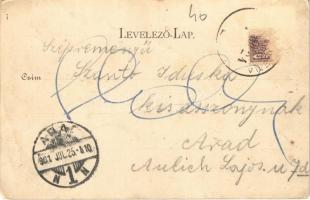 1901 Kovászna, Covasna; Járásbíróság, híd. Bogdán F. fényképész / square, court, bridge (EK)