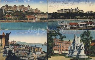 1914-1917 8 db budapesti képeslap tábori postával továbbítva
