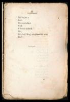 Lisznyai Kálmán: Palóc dalok. Pest, 1852, Müller Gyula, VI+254 p. Második kiadás. Kiadói papírkötésb...