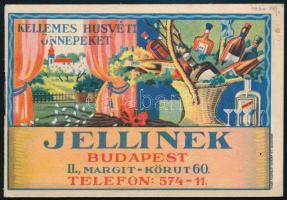 1930 Jellinek [Ernő] húsvéti árjegyzéke. Bp., Magyar Földrajzi Intézet Rt-ny., litografált, 4 sztl. lev., 8x11 cm