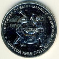 Kanada 1988. 1$ Ag "Kovácsok" T:PL