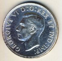 Kanada 1939. 1$ Ag "Királyi látogatás" T:2 ph.