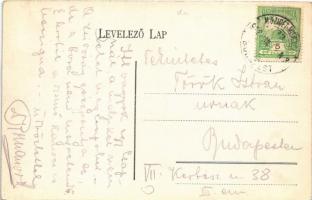 Csap, Cop, Chop; utca, templom / street, church + "M.SZIGET-MISKOLCZ BUDAPEST 33" mozgópos...