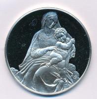 DN "Madonna of Flogino - Raphael - Pinacoteca Vaticana" peremen jelzett Ag emlékérem, pere...