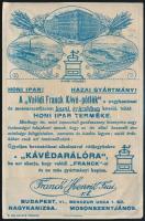 1926 "Férfinépség mind csapodár, Hol idejár, hol odajár , - de: Hol Franck-os kávét issza Vágyi...