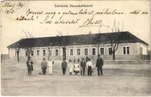 1917 Jánoshalma, utcakép (EM)